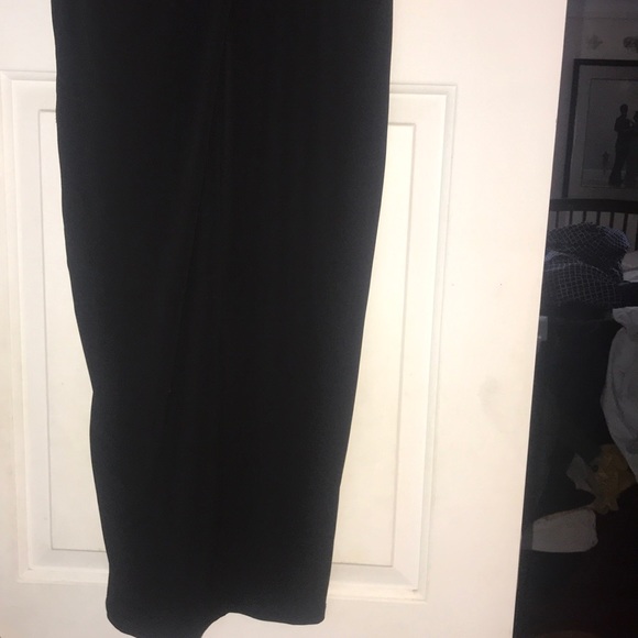 VGC BLACK SLINGY PENCIL TEA LENGHT SKIRT - Picture 2 of 3